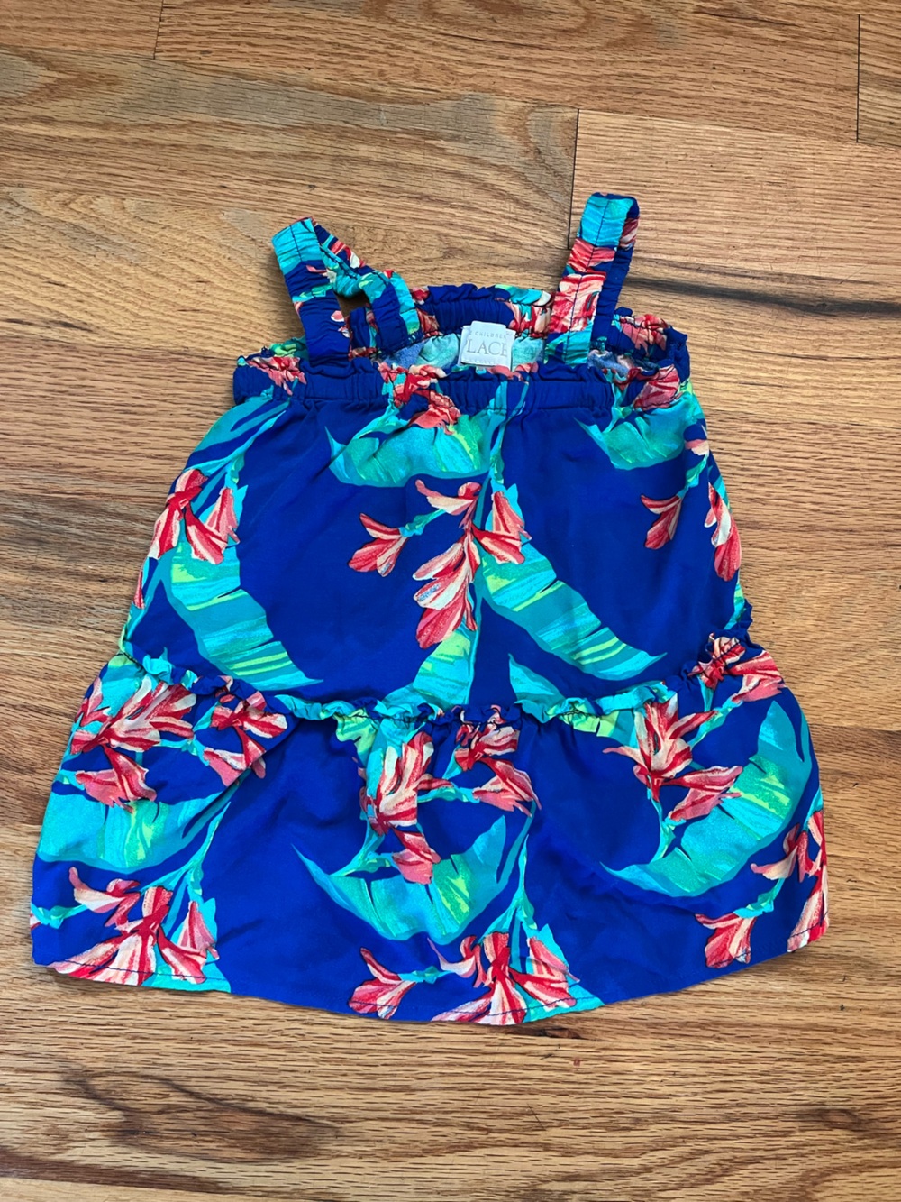 The Children's Place Tropical Ruffle Swing Dress